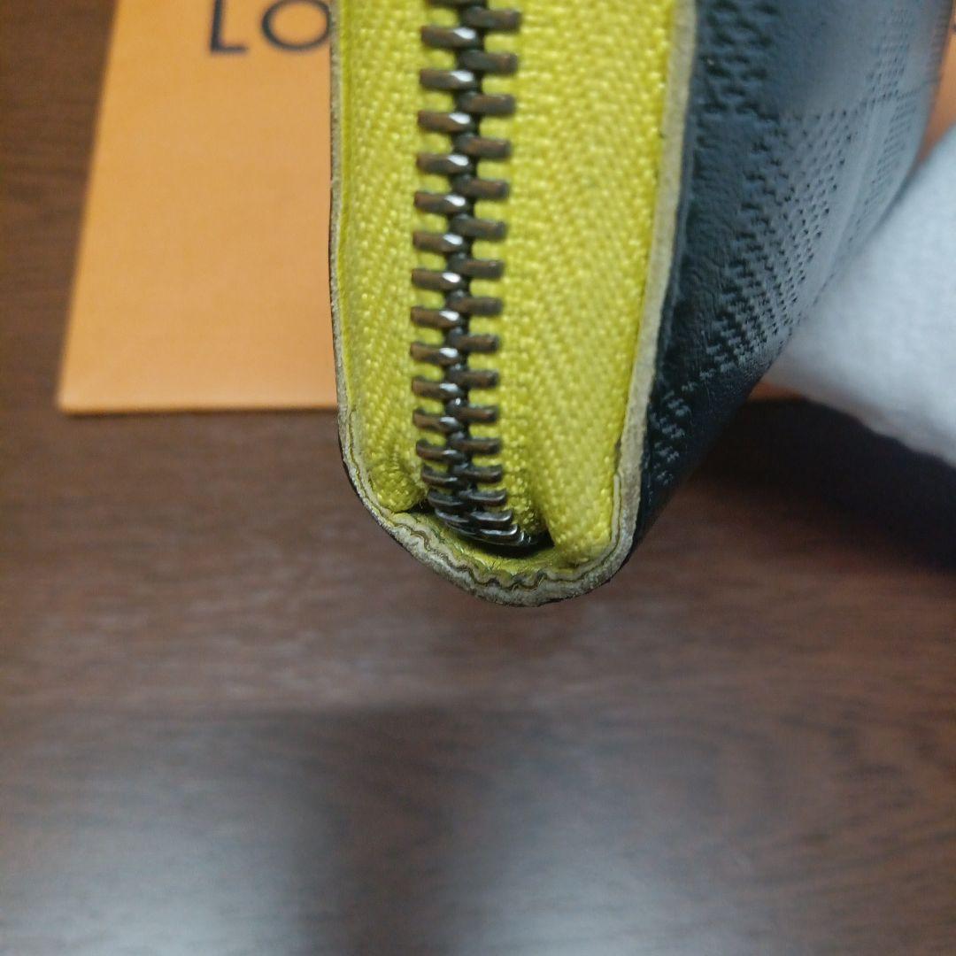 ルイ・ヴィトン。訳あり良品、アンフィニダミエ、ヴェルティカルジッピーウォレット