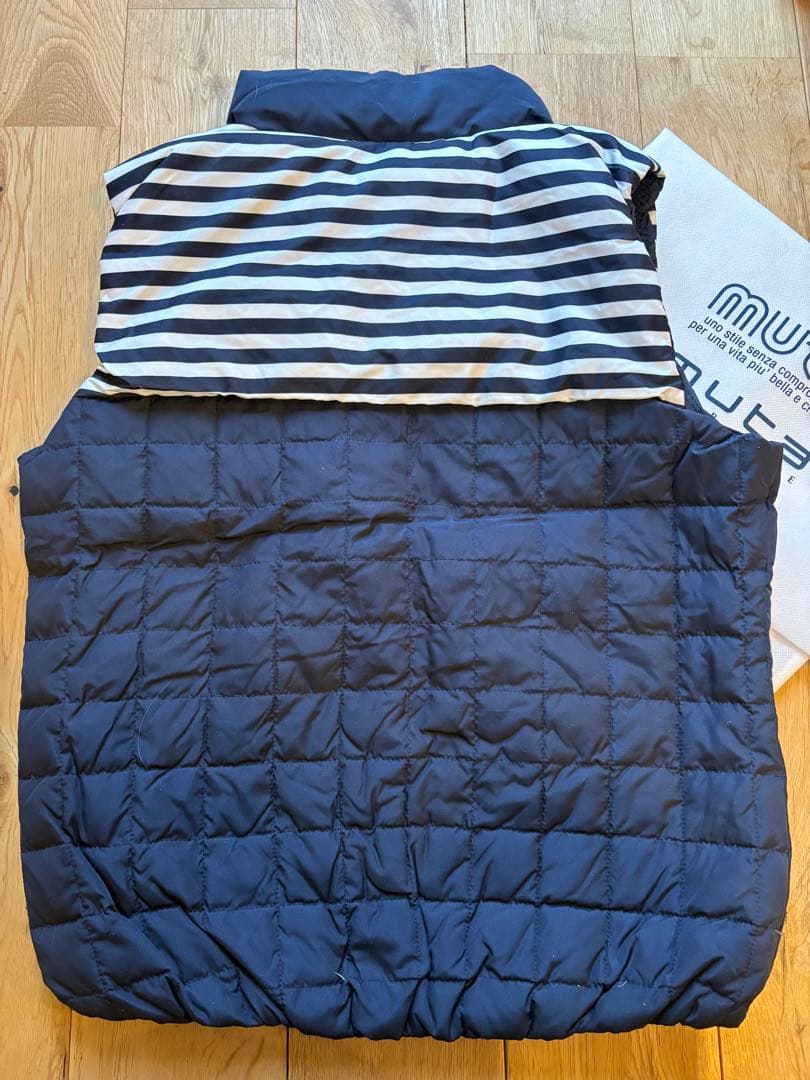 新品タグ付きmuta ムータ　ダウン　ベスト ゴルフM 定価30,800円