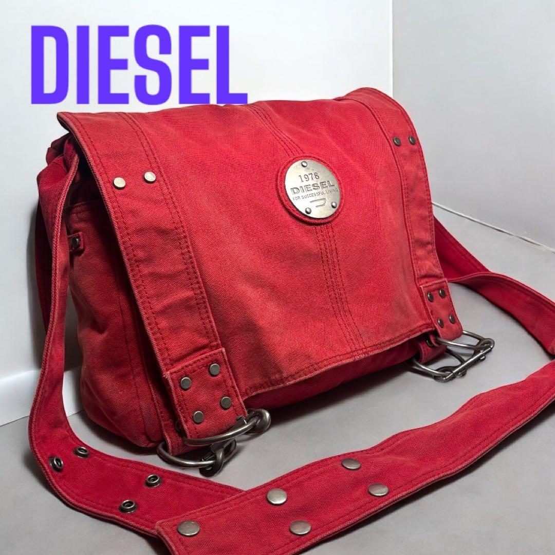希少カラー　DIESEL アーカイブ　y2k 90s メッセンジャーバッグ