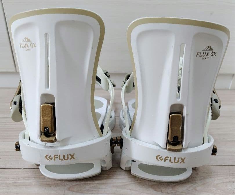 FLUX GX スノーボード ビンディング XS ホワイト バインディング