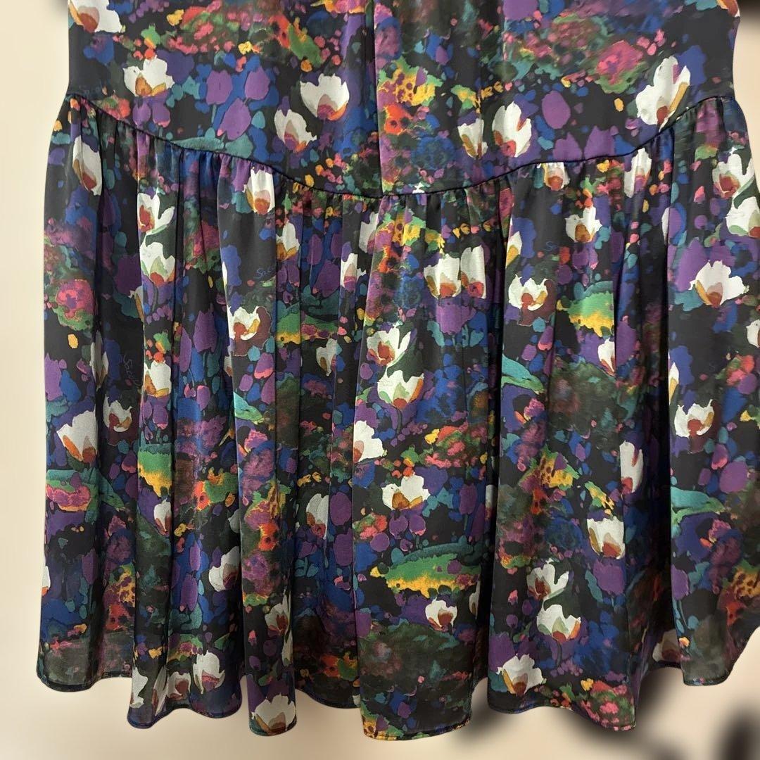 ⭐︎美品⭐︎sacai 異素材ドッキングトップス花柄可愛い♡