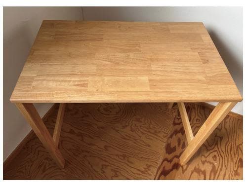 無印良品 無垢集成材 コンパクトデスク 幅80cm×奥行50cm×高さ70cm