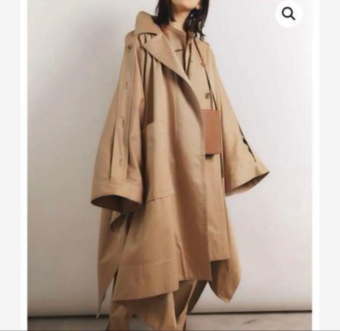 【ハルノブムラタ】ボリュームポンチョコート