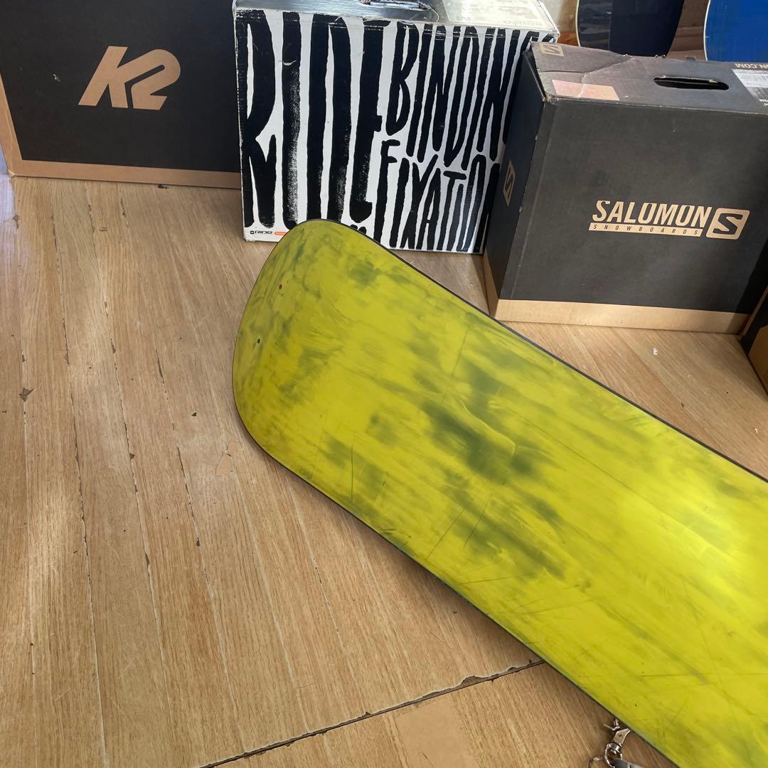 BURTON　キッズスノーボードセット　120cm　バートン　バイン付4点セット