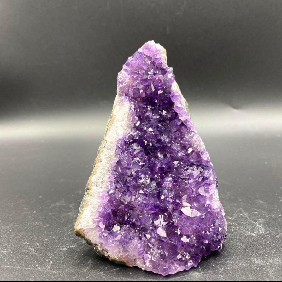高品質 アメジスト クラスター 468g☆美結晶☆美極濃紫