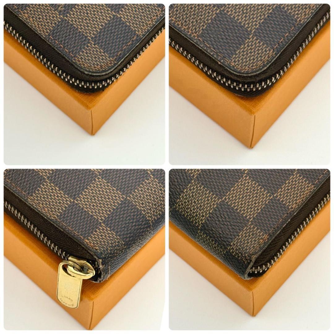 ルイヴィトン【最高級美品】ダミエ　エベヌ　ジッピーオーガナイザー　メンズ　長財布