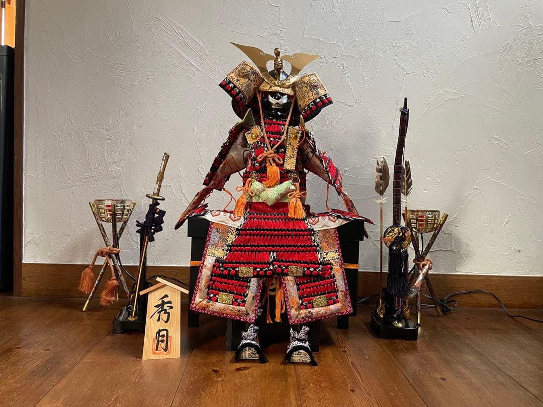 五月人形・鎧兜・太刀・弓矢・かがり火
