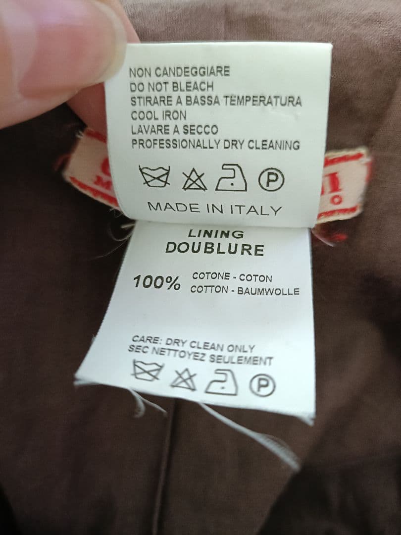 【美品】GENTUCCA BINI ロングコート 女優襟　キャメル　綿100%