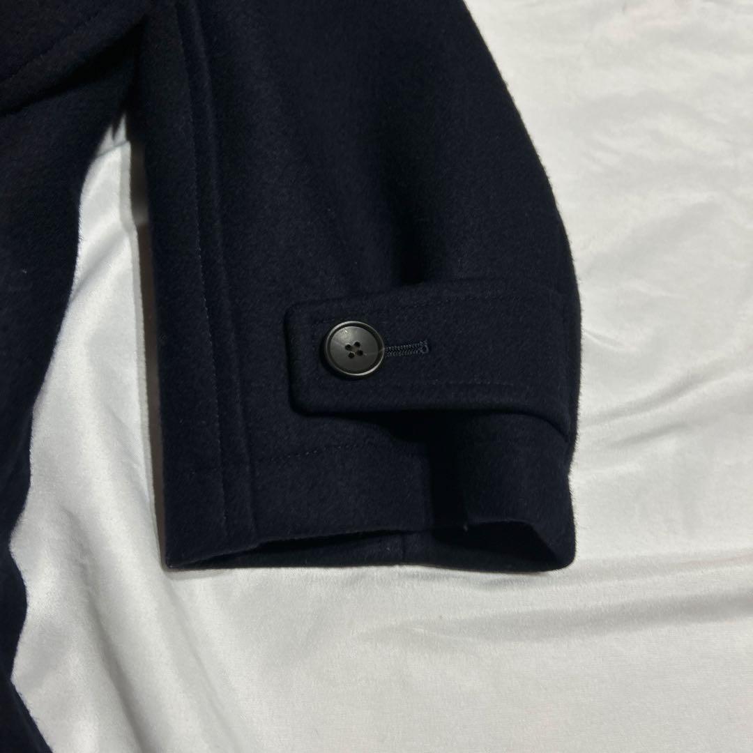 【美品】Super140s マルチウェイ メルトンオーバーサイズスタンドコート