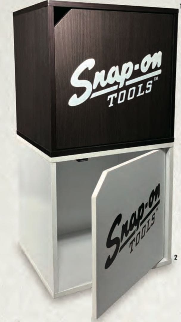 Snap-on STACKING CUBE BOX （Brown White）