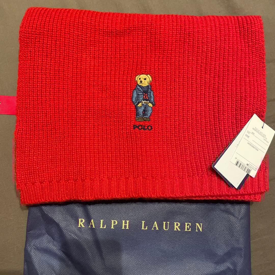 【新品・未使用】ポロ　ベア　マフラー Polo