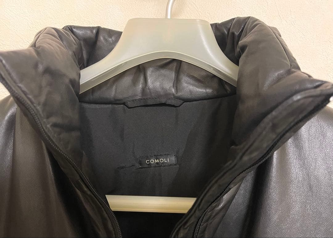 COMOLI 22AW シープスキン ハーフジップ パフジャケット タグ付き ２