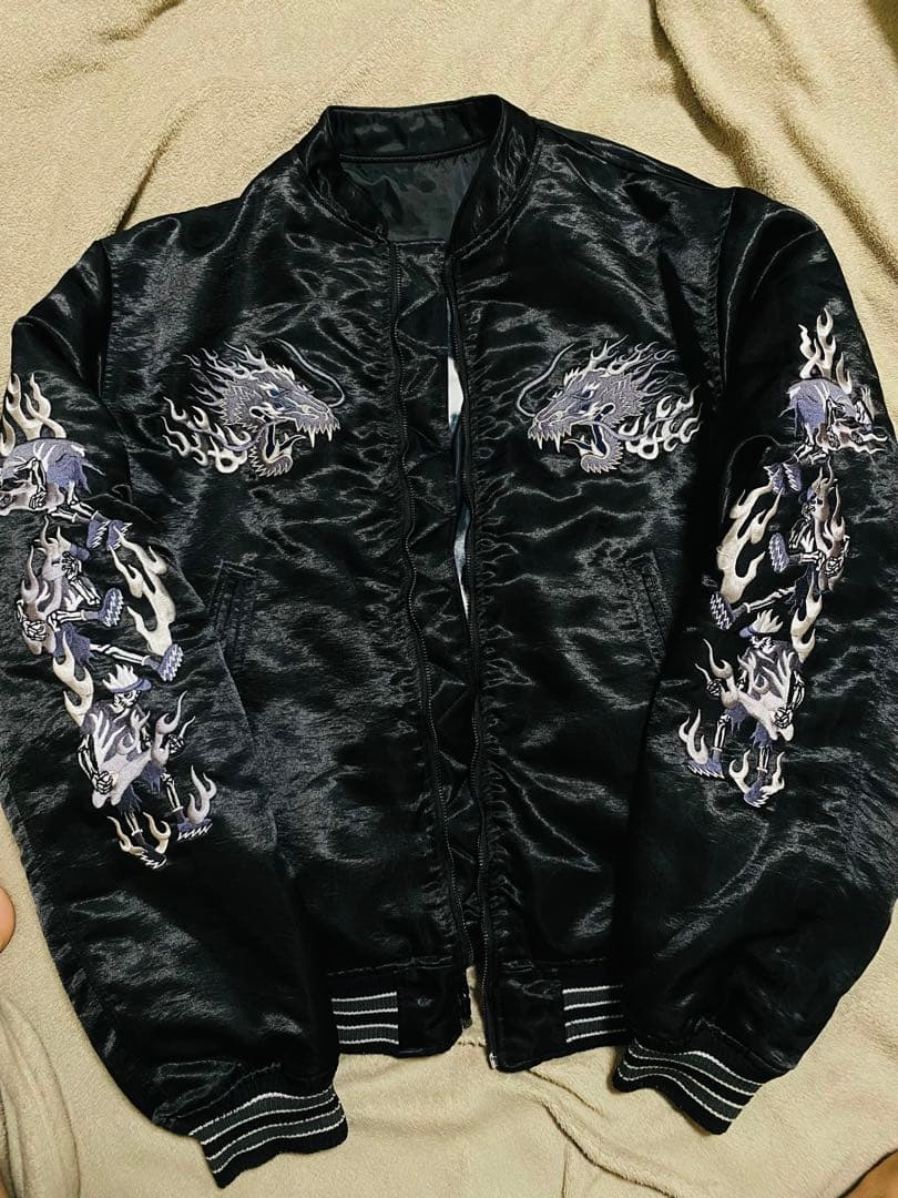 MPO 日本 限定 スカジャン unisex サテン vintage