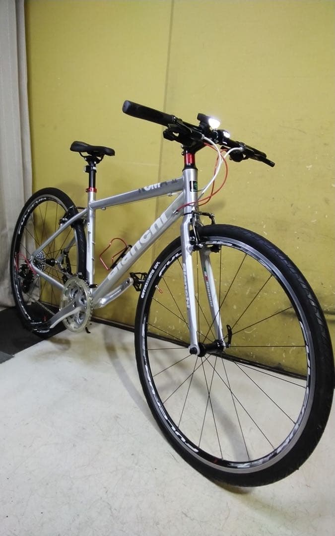 福岡市引取限定/Bianch ROMAⅡ 165cm～24段変速 前後タイヤ新品