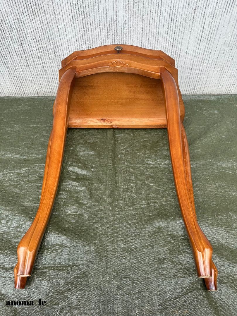 【コンソールテーブル】イタリア　猫足　引出　収納　花台　飾り台