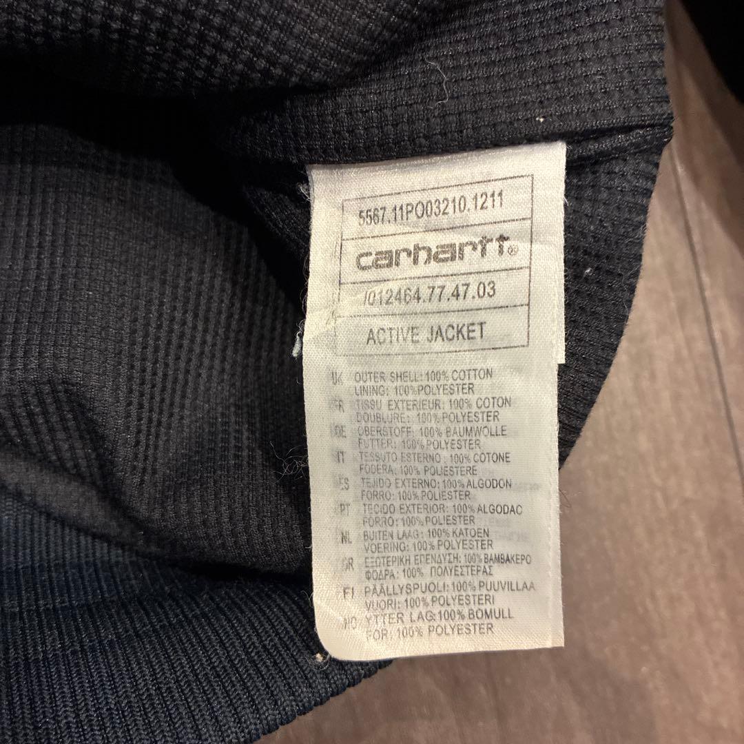 【大人気】Carhartt アクティブジャケット ネイビー ダック地
