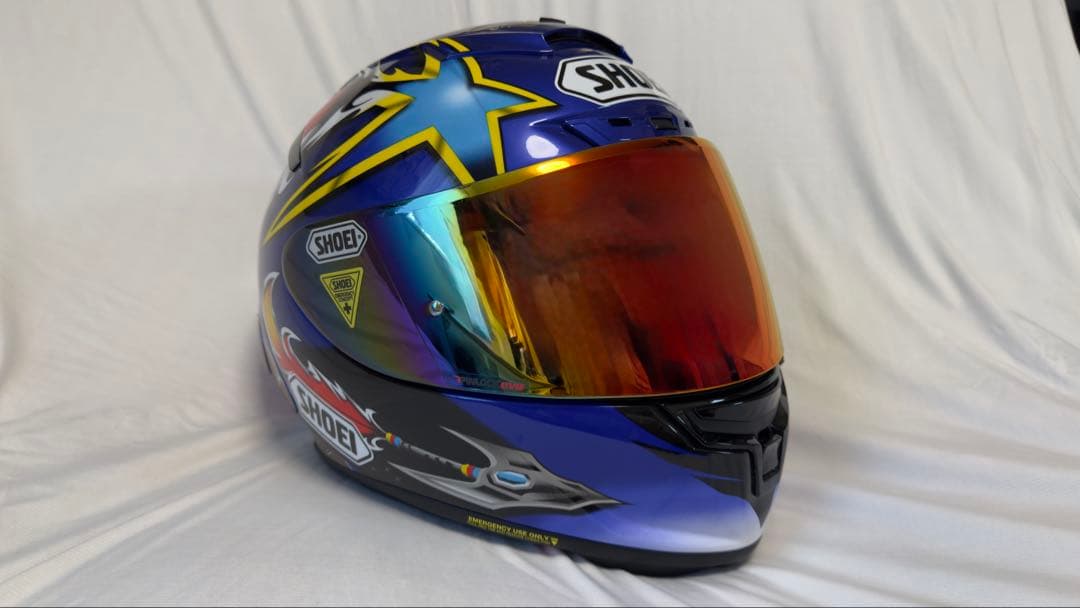 [未着用][美品][廃番]SHOEI X-14 ノリック Lサイズ