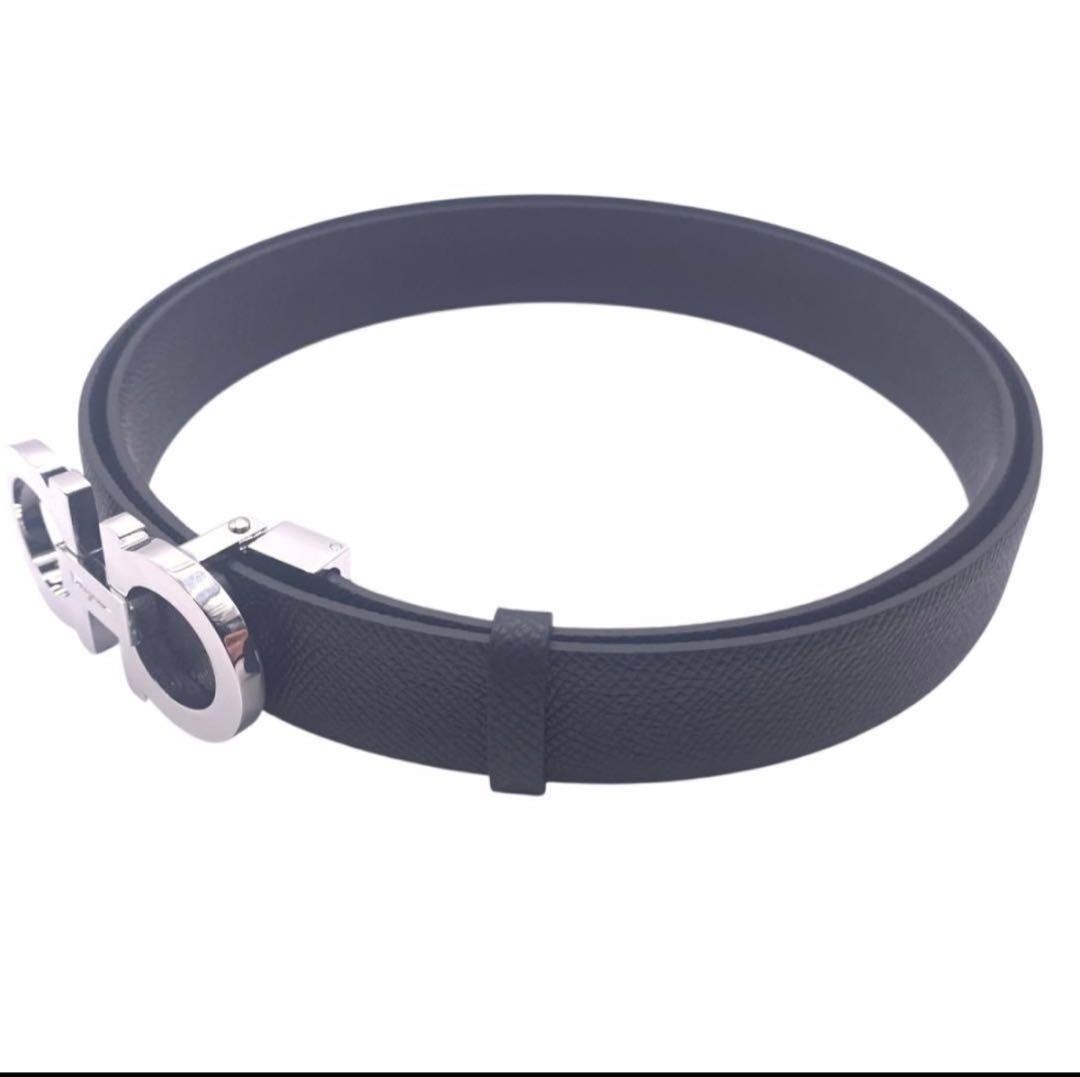 美品Ferragamo フェラガモ　ベルト リバーシブル　カット可 最大95cm