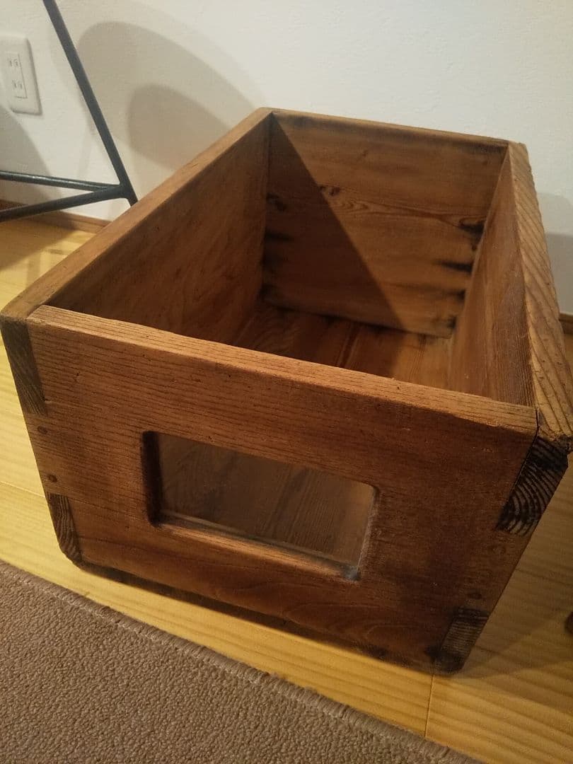 木箱 found muji フランス アメリカ アンティーク ビンテージ