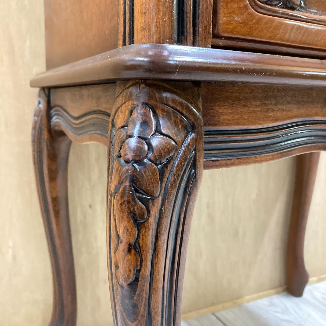 イタリア　猫脚　クラシック　３段チェスト　サイドチェスト