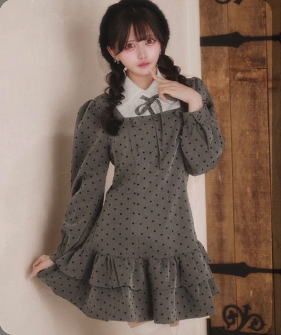 Palelfy パルエルフィークラシカルシャツ レイヤードワンピース