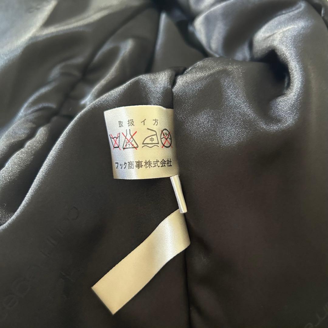 希少courreges クレージュ レザージャケット ロゴ 金ボタン スタッズ