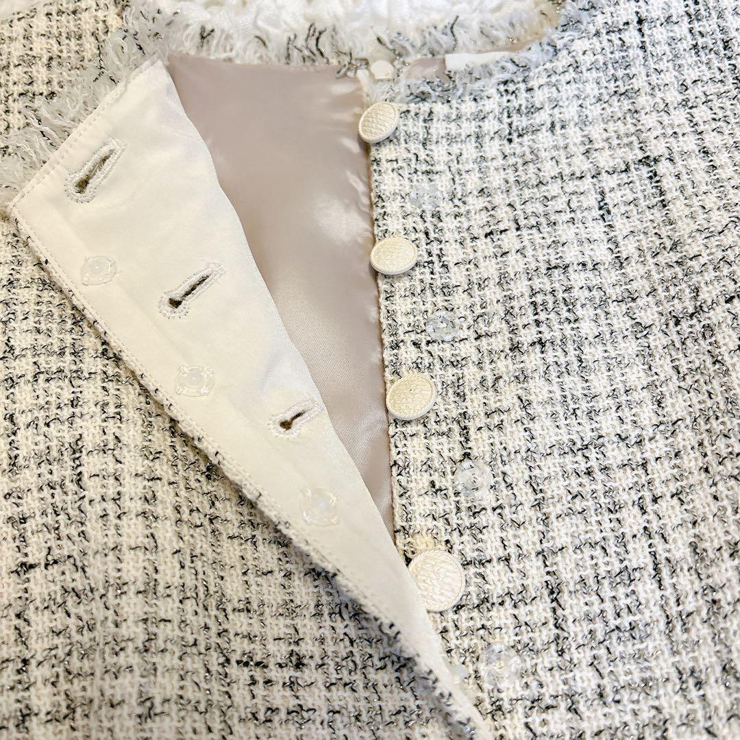 ANAYI オールインワントライスピンツィードオールインワン　38