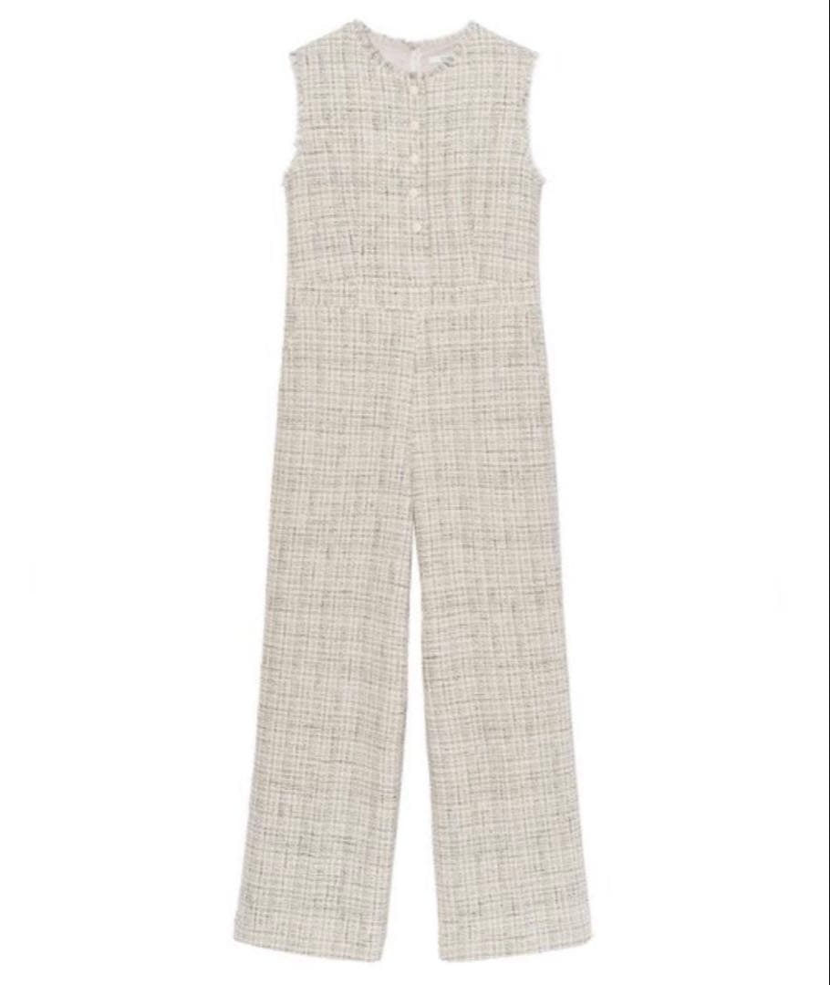 ANAYI オールインワントライスピンツィードオールインワン　38