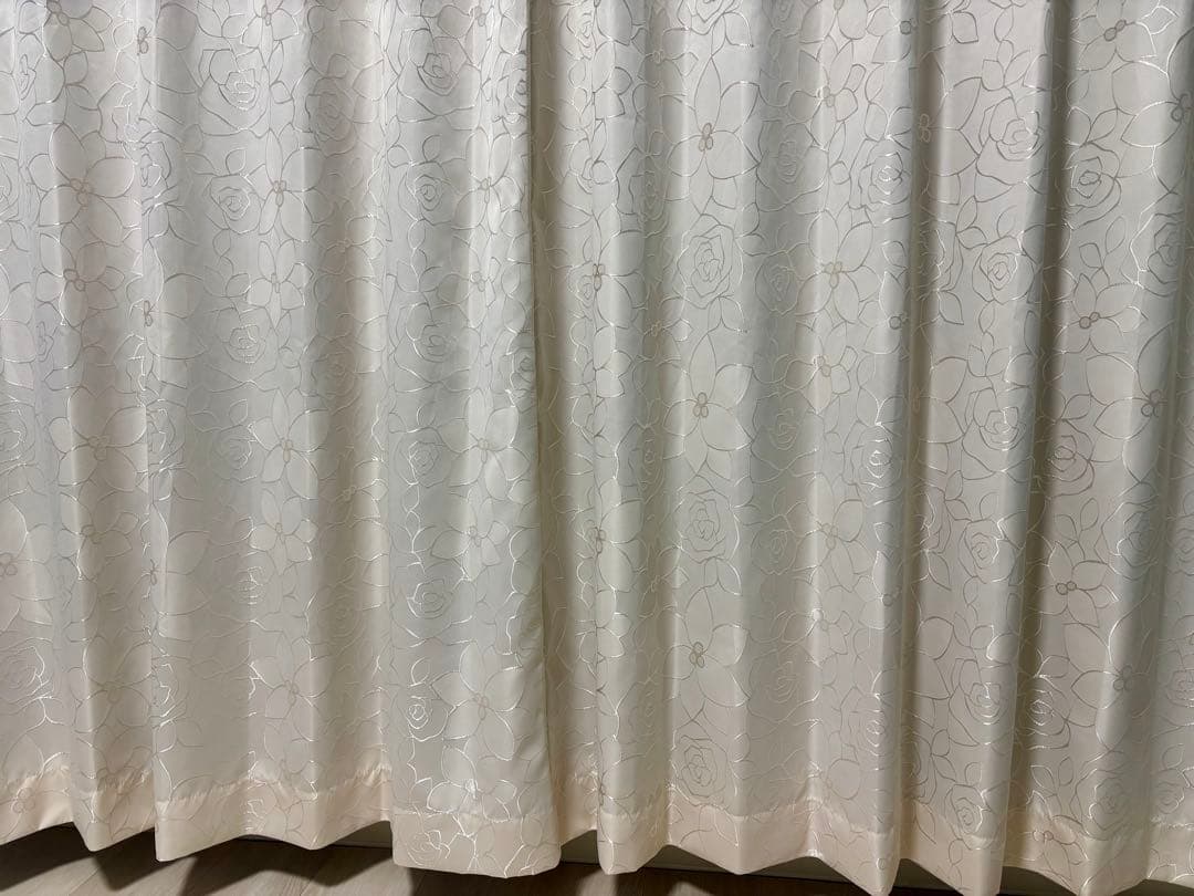 ニトリ NITORI 遮光カーテン メリア2枚 レースカーテン2枚【4枚セット】