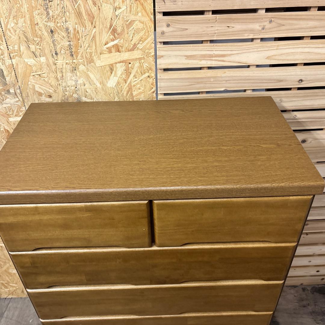 早い者勝ち‼️旭川家具　当時物　ヴィンテージ　ハイチェスト　整理タンス