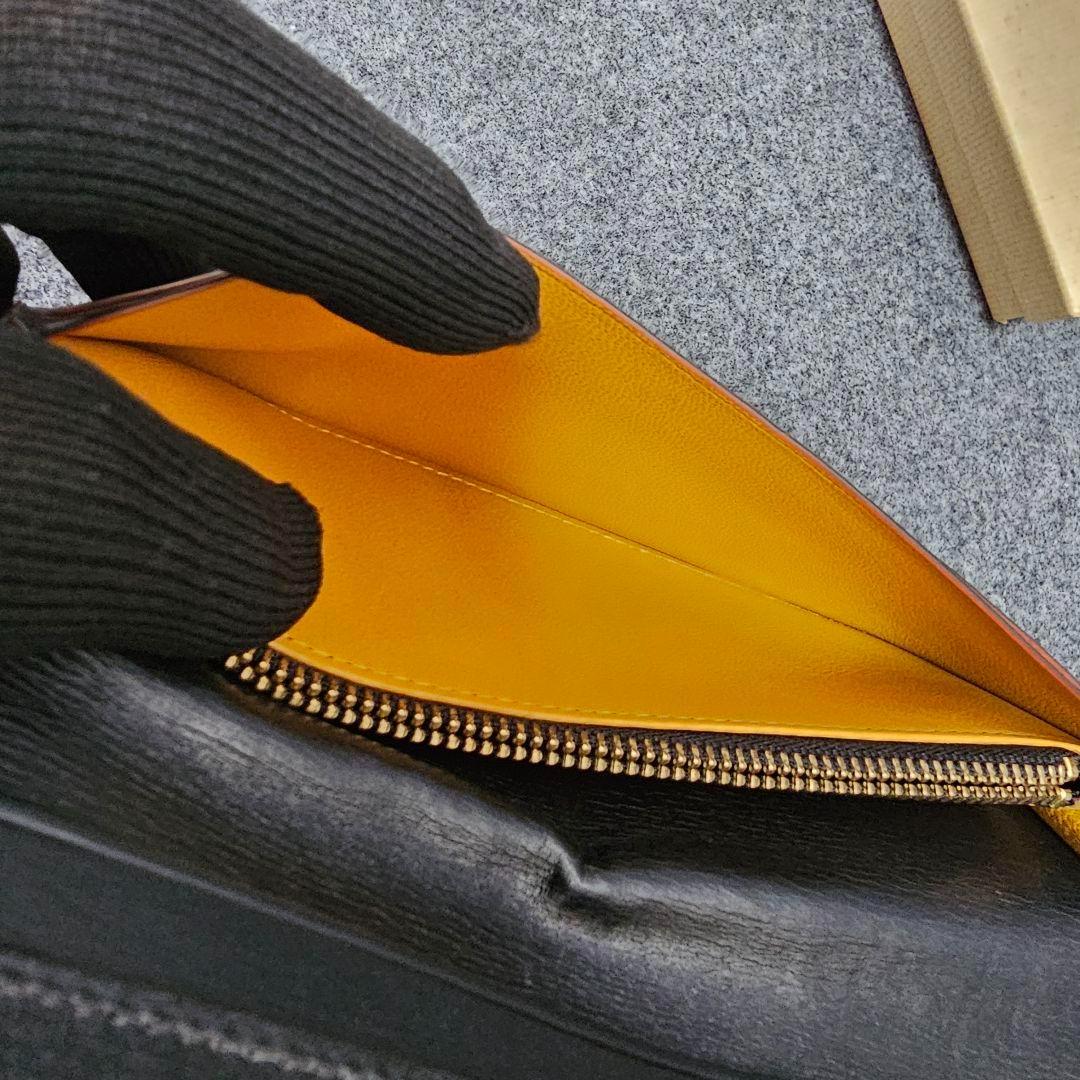 【GANZO】人気コードバン 長財布 ブラック ギャランティ付き