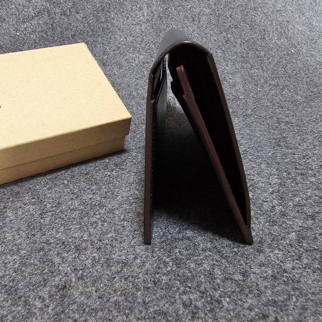 【GANZO】人気コードバン 長財布 ブラック ギャランティ付き