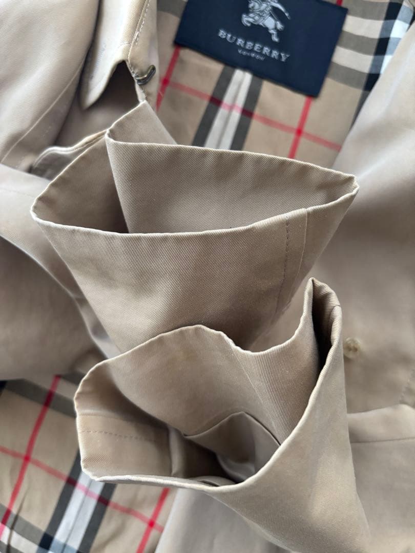 美品☆BURBERRY バーバリー　コート　ステンカラー ノバチェック