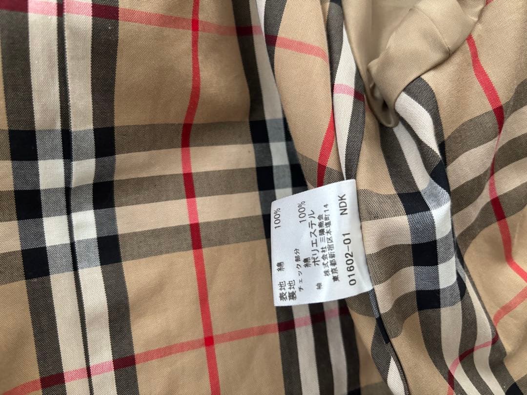 美品☆BURBERRY バーバリー　コート　ステンカラー ノバチェック
