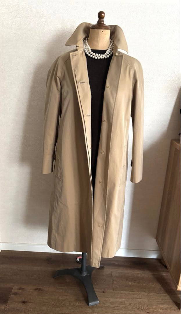 美品☆BURBERRY バーバリー　コート　ステンカラー ノバチェック