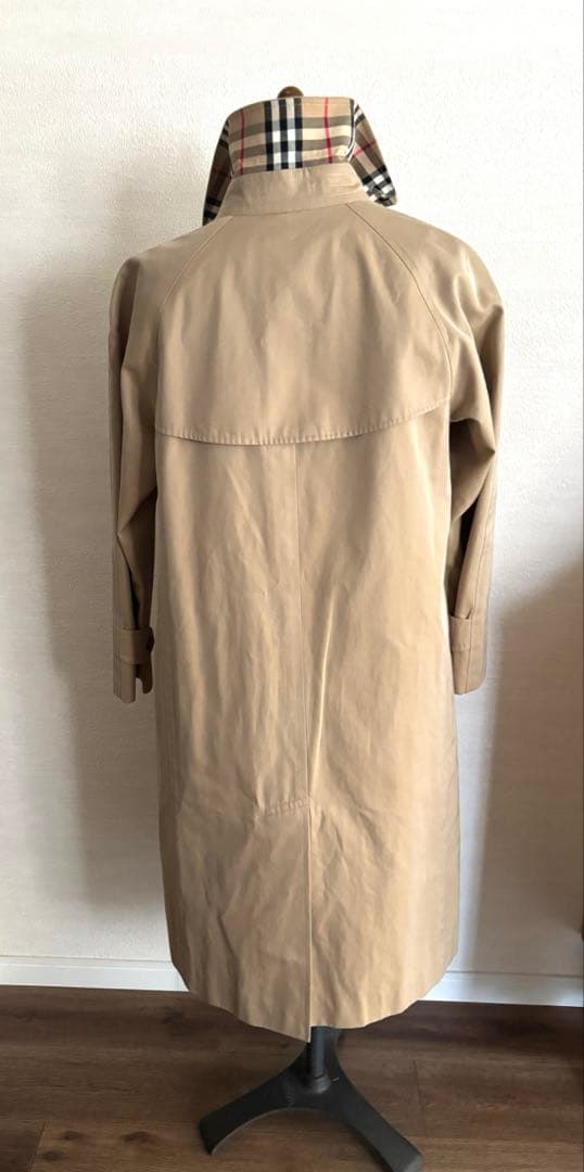 美品☆BURBERRY バーバリー　コート　ステンカラー ノバチェック