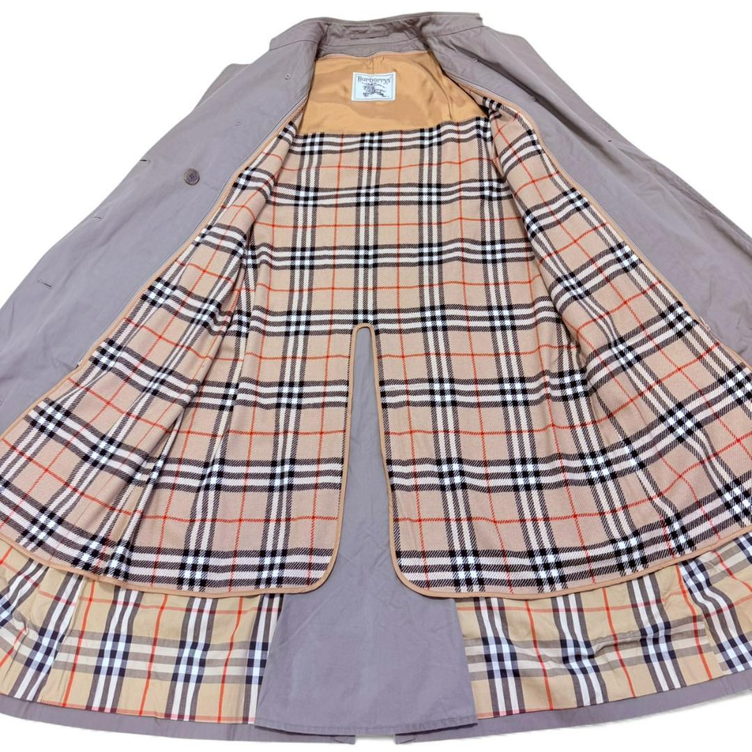 【美品】 バーバリー L 腰ベルト ライナー マキシ丈 2Way トレンチコート