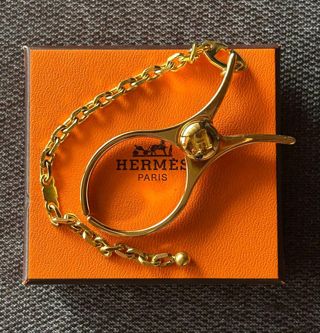 HERMES ゴールド グローブホルダー