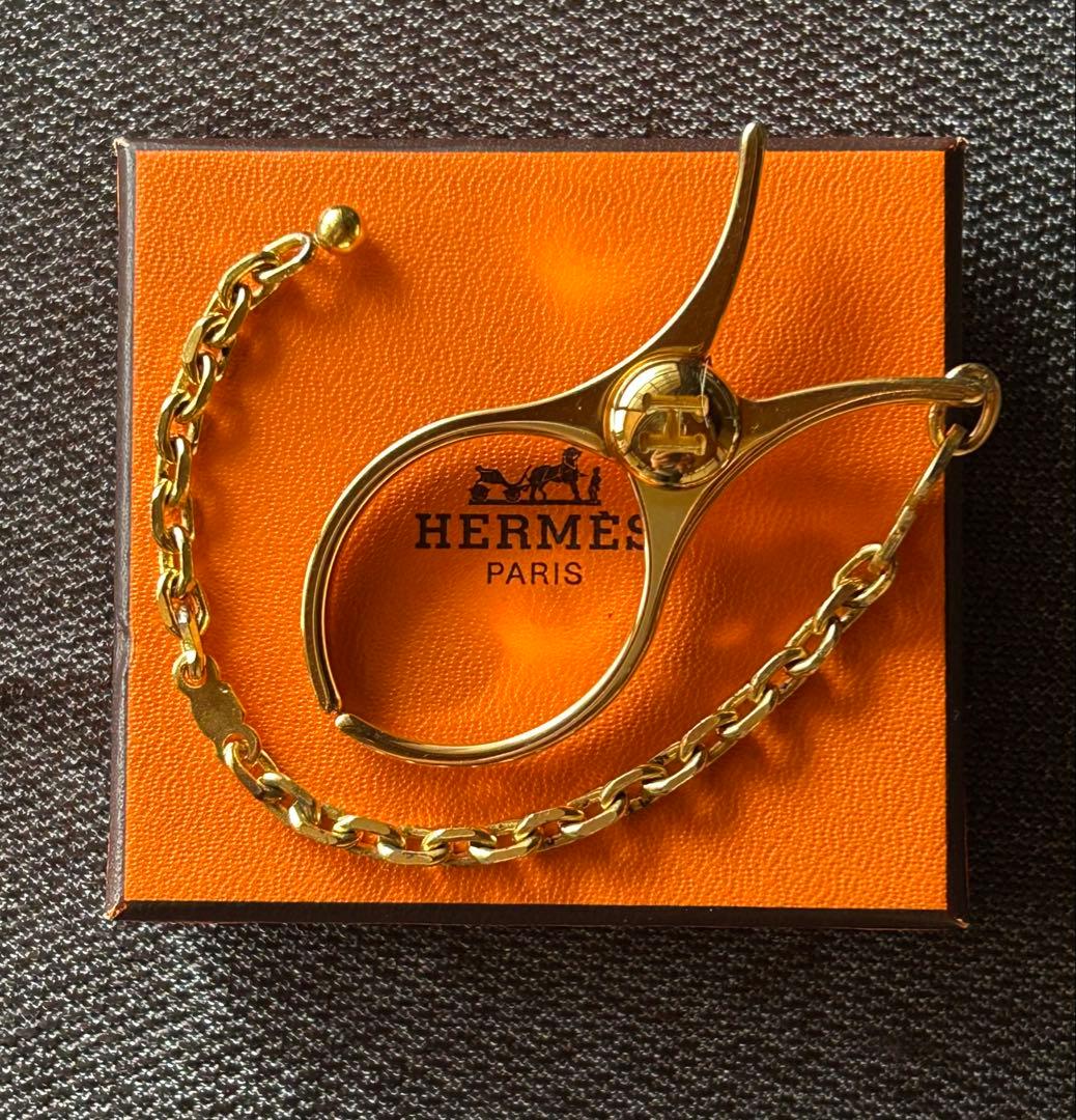 HERMES ゴールド グローブホルダー