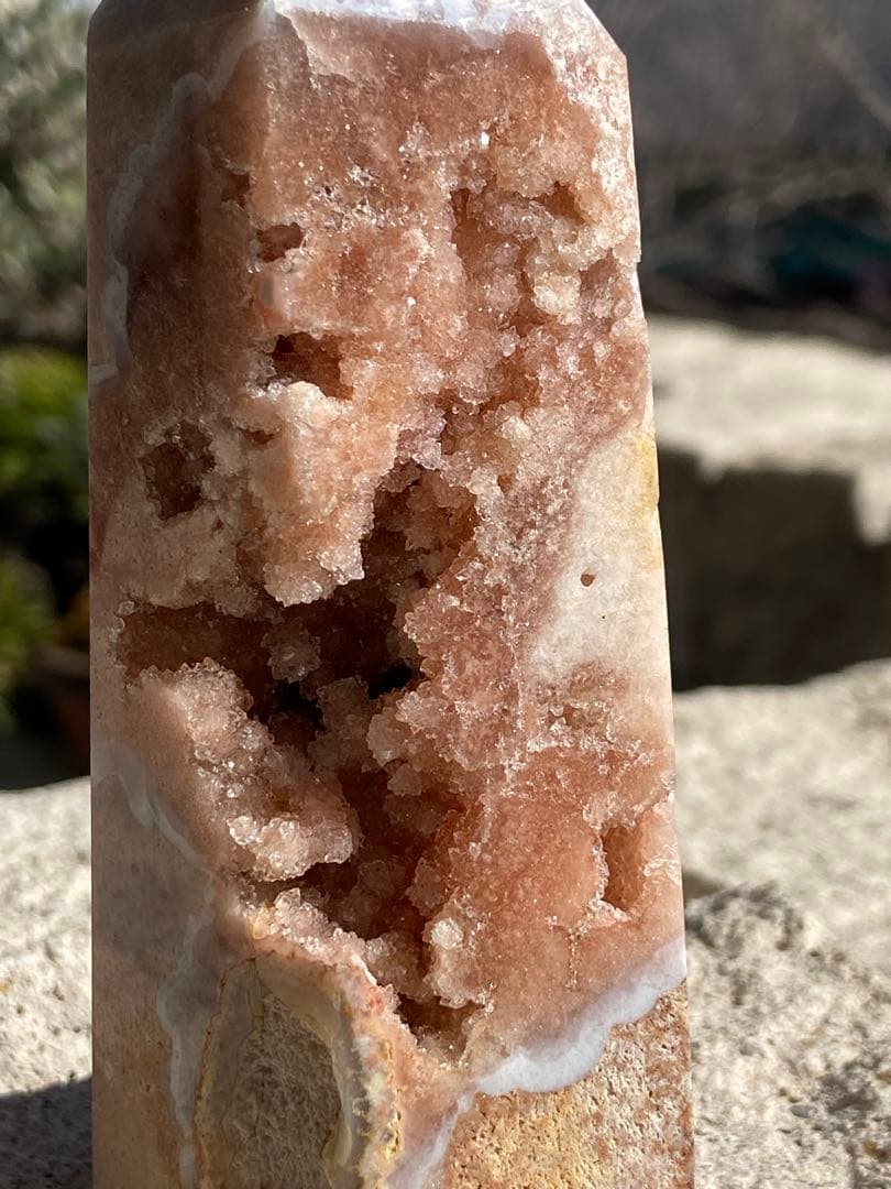 【恋愛運アップ】高品質！ピンクアメジスト・桜瑪瑙⭐️タワー⭐️ピンクジオードMN78