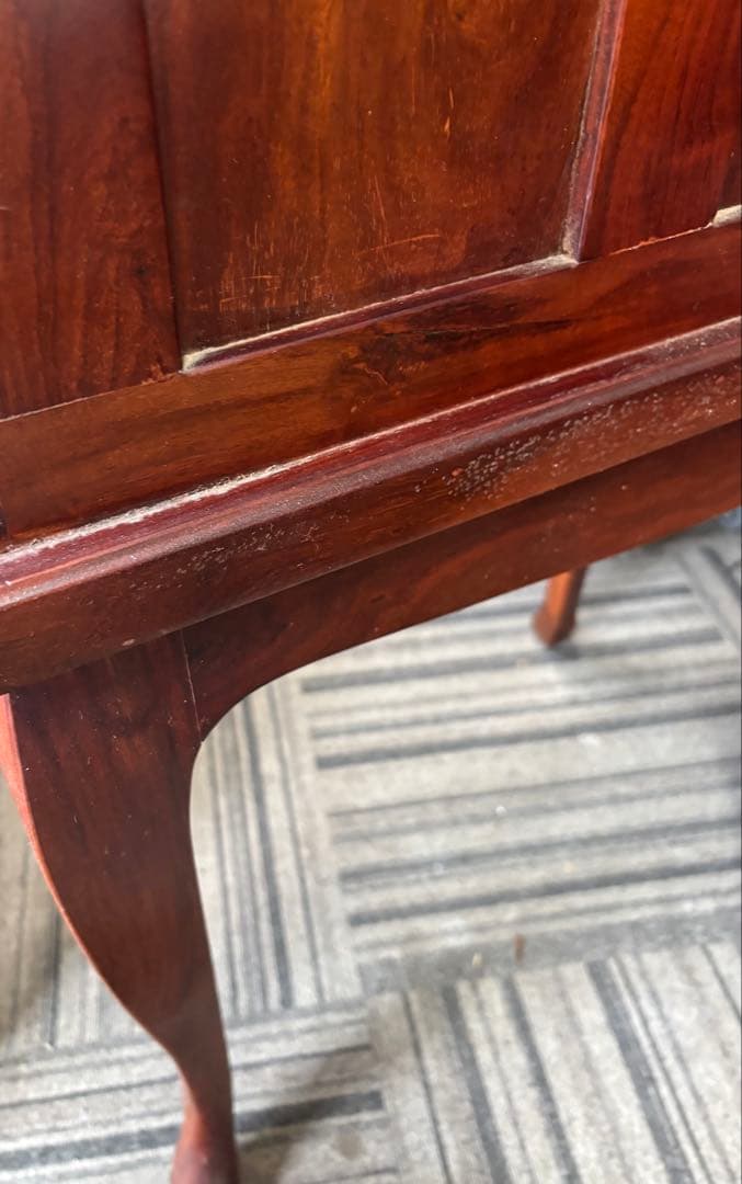 大特価！（59500円）アンティーク　ライディングビューロー　象嵌模様入り