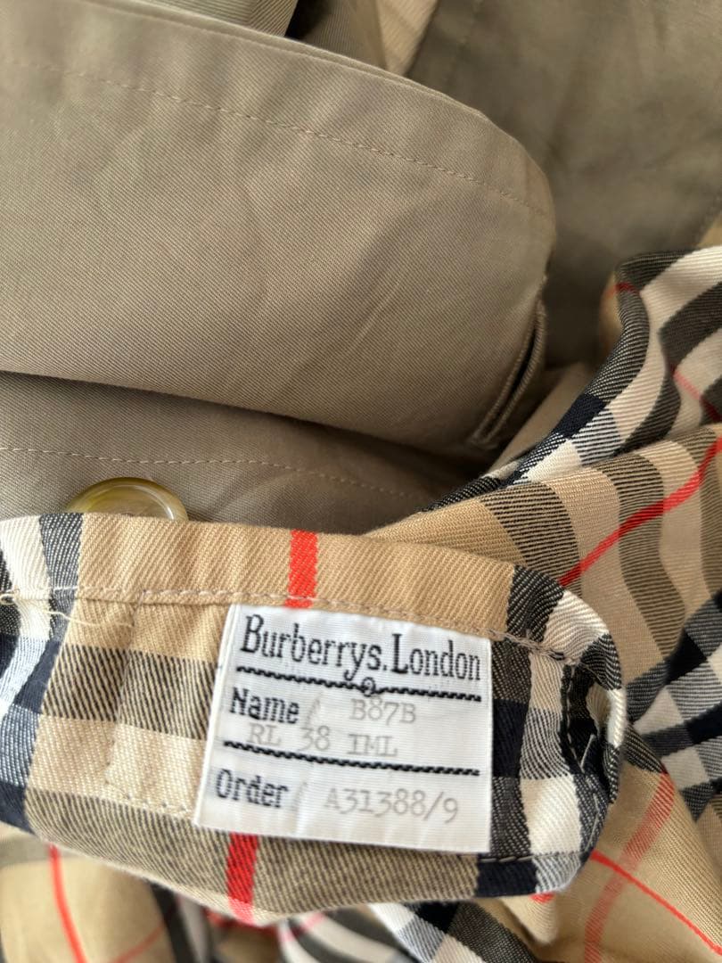 バーバリー　一枚袖　トレンチコート　Burberrys コットン100 1枚袖
