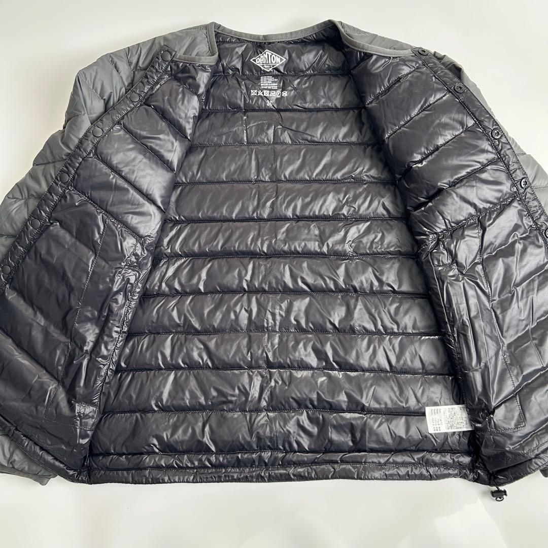 【正規品】ダントングレー　クールネックダウンジャケットレディース36