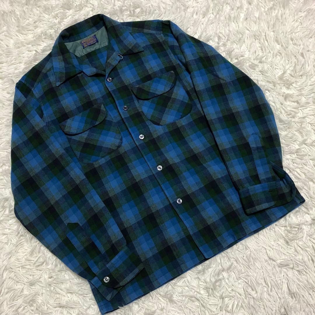 ペンドルトン　ボードシャツ　70s