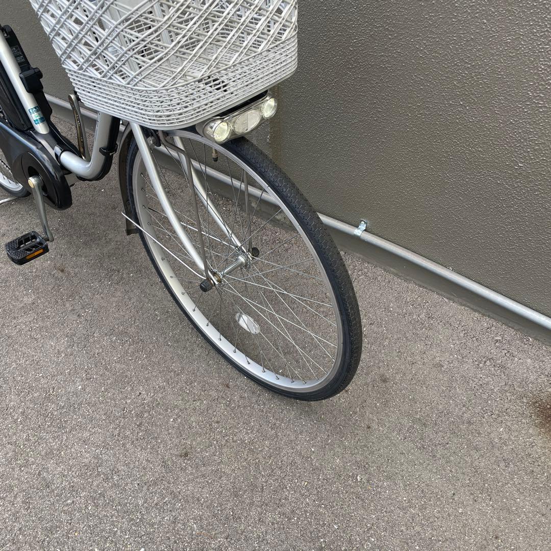 パナソニック電動アシスト自転車26インチシルバー