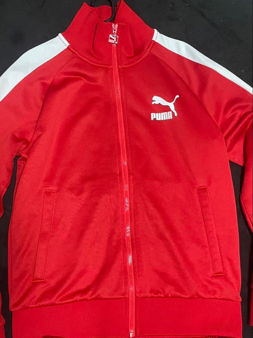 PUMA レッド ジャージ上下セット