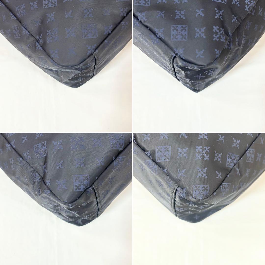 未使用級✨ラシット・トートバッグ手提げ肩掛け ナイロン ポケット多数 A4可