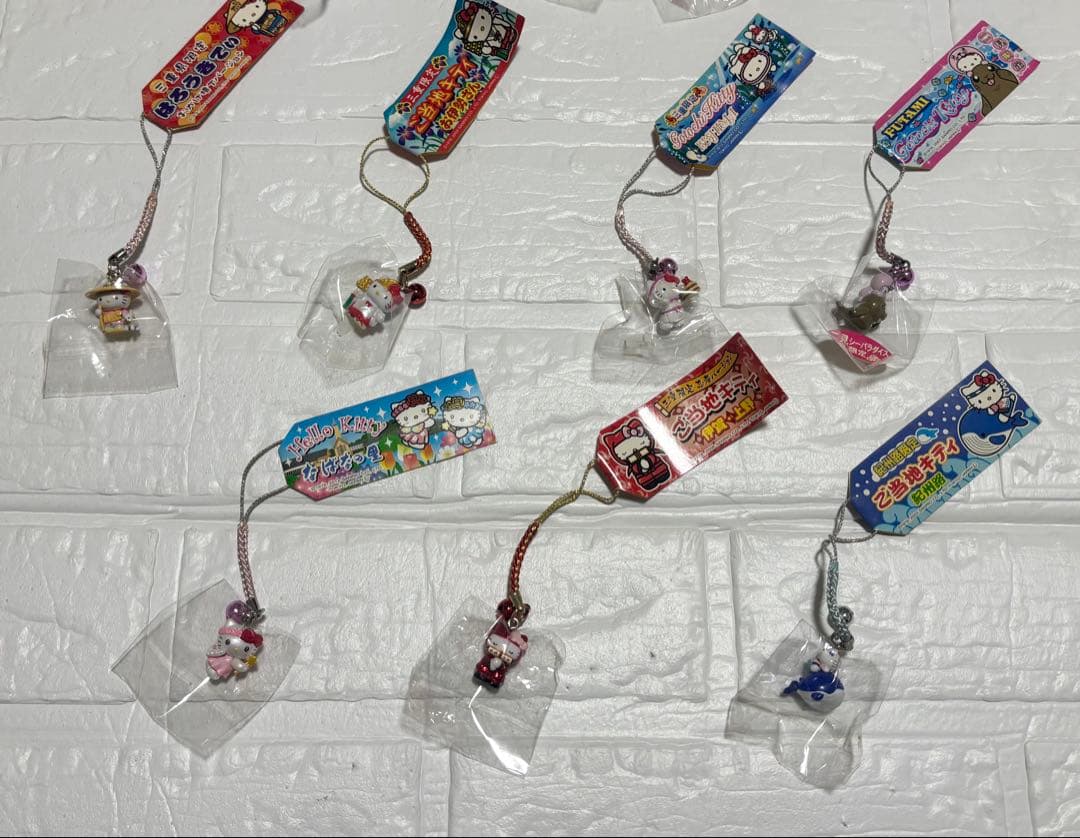 最終値下げハローキティ ご当地キティストラップ 10個セットバラ売り不可三重伊勢