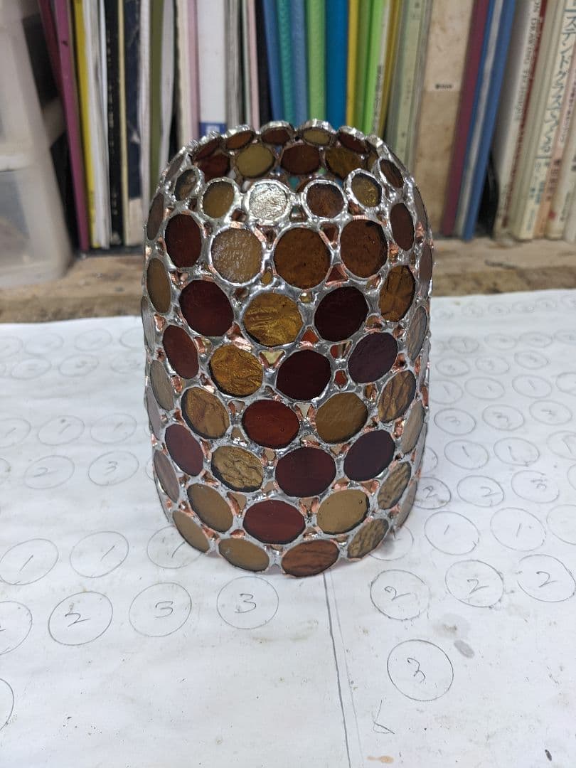 卓上ステンドグラスランプ