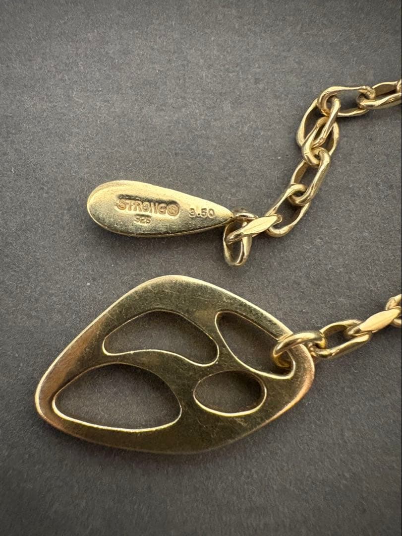 アクセサリー STRONG LOTUS SILVER NECKLACE GOLD OURS